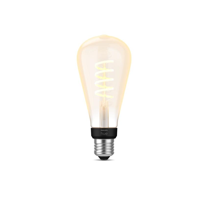 LED Lamp  Filament E27 7W 550 lm ST72 PHILIPS Hue White Ambiance