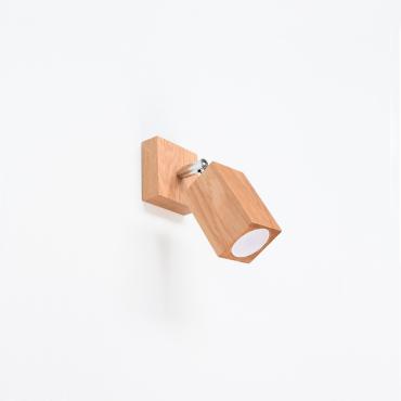 Wandlamp Keke Hout  SOLLUX -Natuurlijk