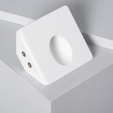 Productfotografie: Wandlamp Pleisterwerk/Pladur integratie  2W Zaagmaat 103x100 mm