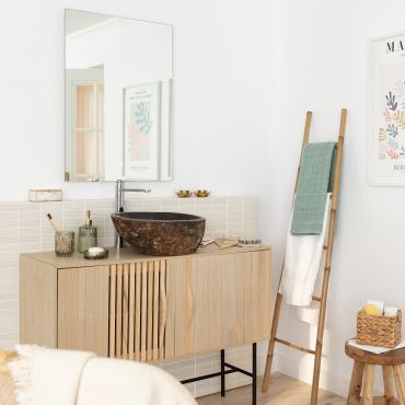 Badkamer Spiegel met LED Verlichting 78x58 cm Medium Mason -6000K