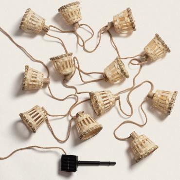 LED Slinger Outdoor met batterij Baloo 7m -Natuurlijk