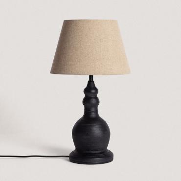 Tafellamp Loza Ø300 mm Jara ILUZZIA -Lichtbruin