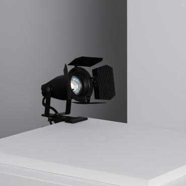 Tafellamp van Metaak met Klem Cinema Kurangna -Zwart