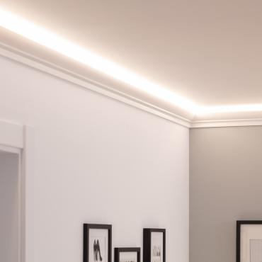 Sierlijst voor LED Strip 2m Classic -Wit