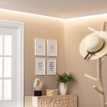 Sierlijst voor LED Strip 2m Boog -Wit