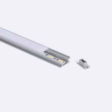 Aluminium Beloopbare Vloerprofiel voor LED strips tot 10 mm -2 m