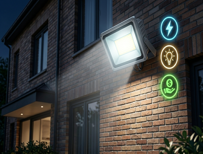 Consommation électrique d'un projecteur à LED