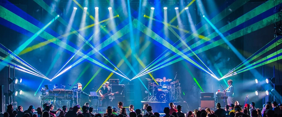 lichtregelsysteem bij een concert