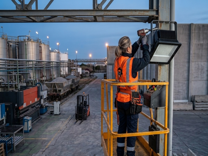 Installatie van LED-schijnwerpers