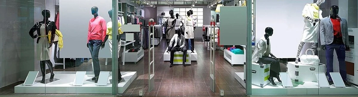 Shop window lighting