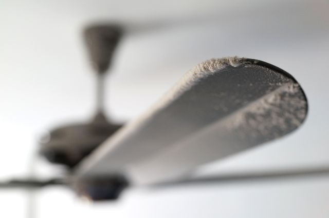 Znečištěný ventilátor