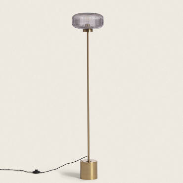 Foto des Produkts Stehlampe aus Metall und Glas Windsor