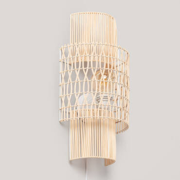 Wandleuchte geflochtenes Papier Masego L ILUZZIA 