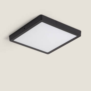 Produktfotografie: LED-Deckenleuchte 24W Eckig Aluminium 280x280 mm Slim CCT Wählbar Galán SwitchDimm