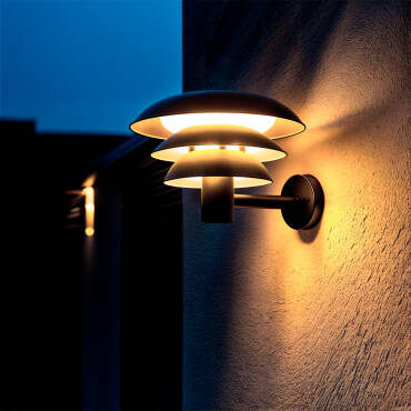 LED Wandleuchte Außen Solar 1.5W Aluminium Biel