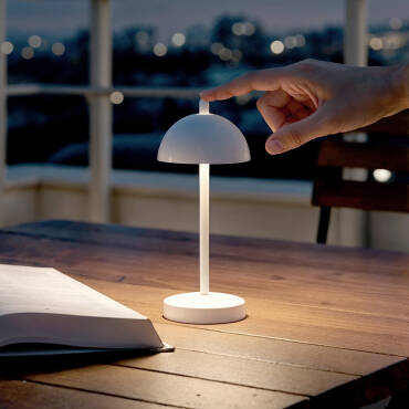 LED Tischlampe 1W Tragbar mit wiederaufladbarem USB-Akku Pirinoa