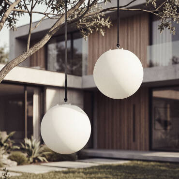 Foto des Produkts: Dekorative LED Pendelleuchte Lichtkugel RGB+CCT Evan Orb