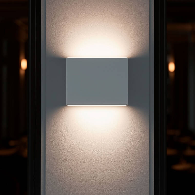 LED Wandleuchte Außen Doppelseitige Beleuchtung Aluminium Luming II
