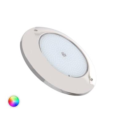 Foto des Produkts: LED Poolstrahler Aufbau RGB tauchfähig 12V AC IP68 Rostfreier Edelstahl 35W XtraPool