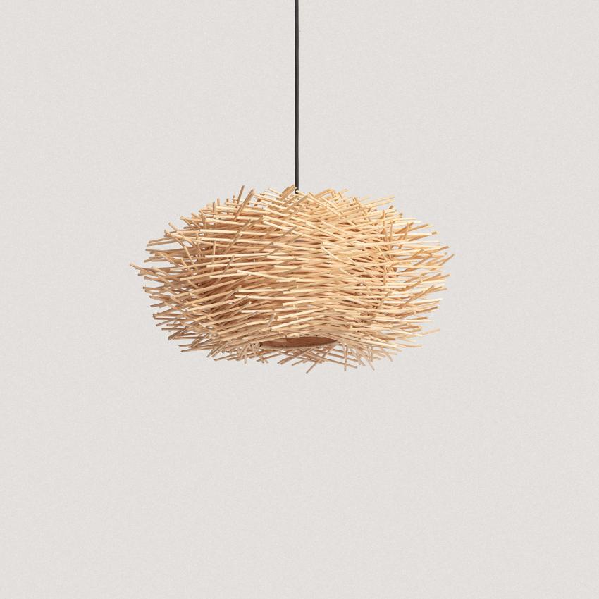 Pendelleuchte Rattan Nulko ILUZZIA