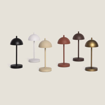 Venkovní Přenosná Stolní LED Lampa z Kovu s USB Dobíjecí Baterií Pirinoa