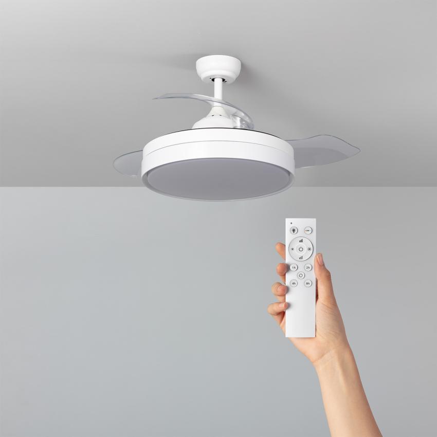 Tichý Stropní Ventilátor Dalori 106cm DC Motor Bílý 