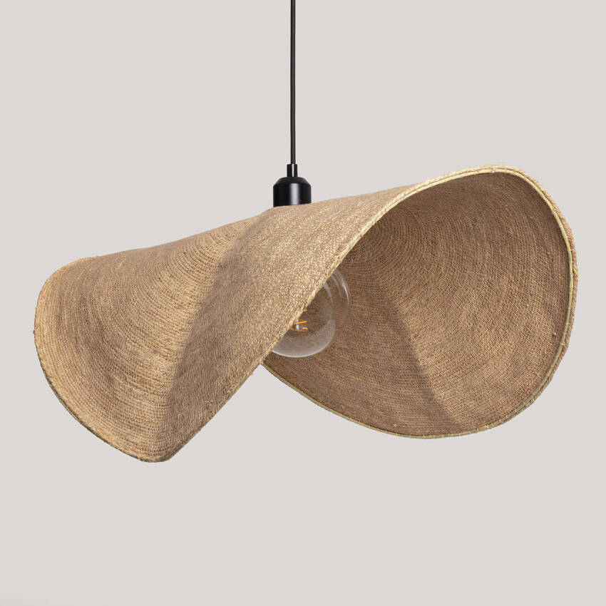 Pendelleuchte Naturfasern Devmani-XL