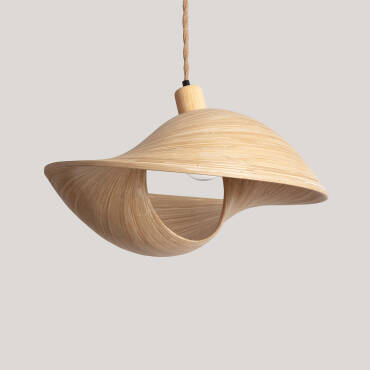 Produktfotografie: Pendelleuchte aus Bambus Shuka Acacia ILUZZIA