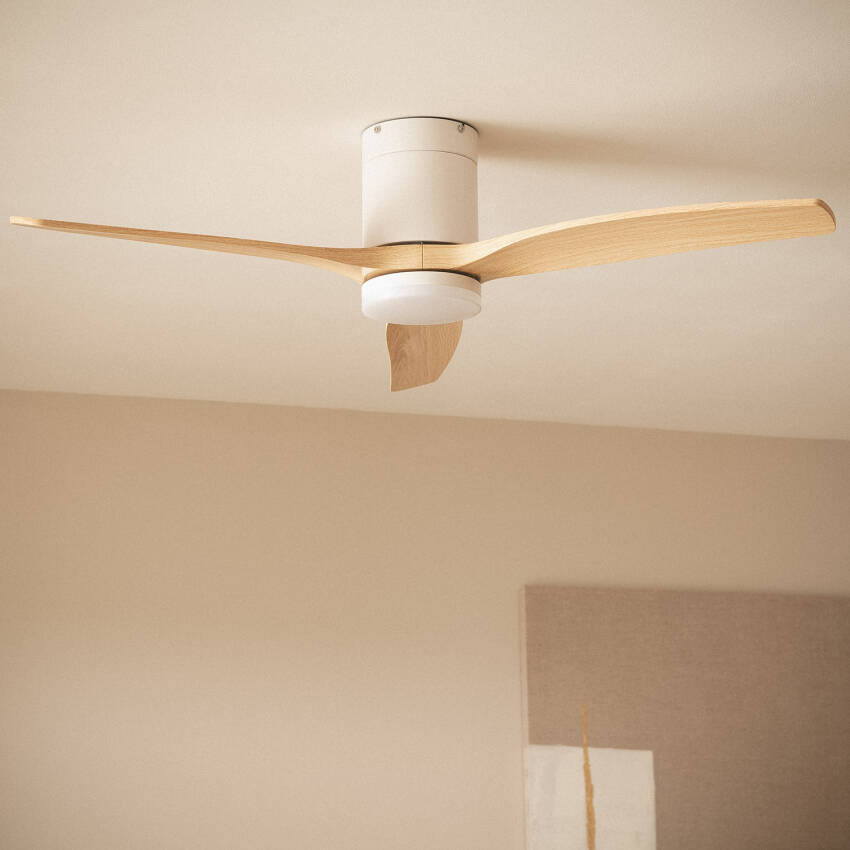 Deckenventilator Leise Angistri Weiss 132cm DC-Motor