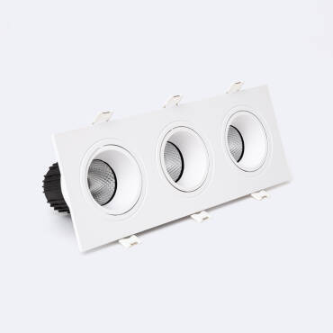 LED Downlight Quadratisch Schwenkbar 27W Schnitt 235x75 mm