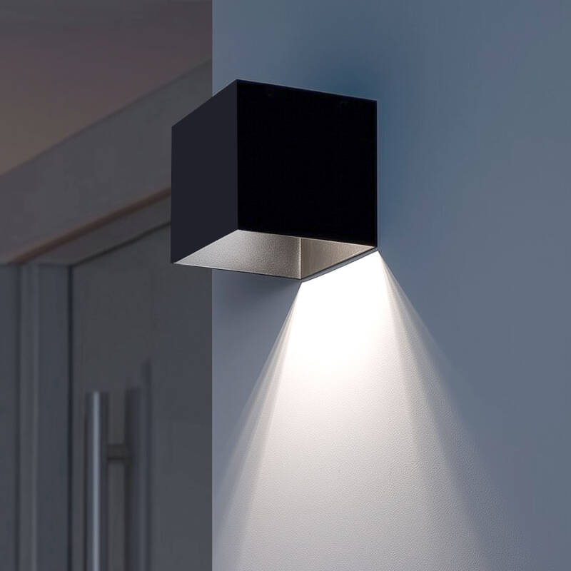 LED-Wandleuchte Aussen Solar 2W mit Bewegungsmelder Radar Eros