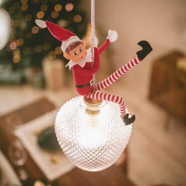 Pendelleuchte Metall und Glas Stiklu