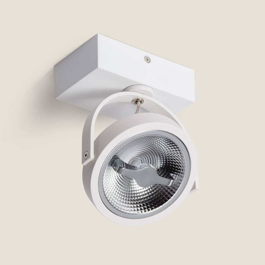 LED-Strahler 15W CREE Oberfläche Schwenkbar AR111 Dimmbar Weiss