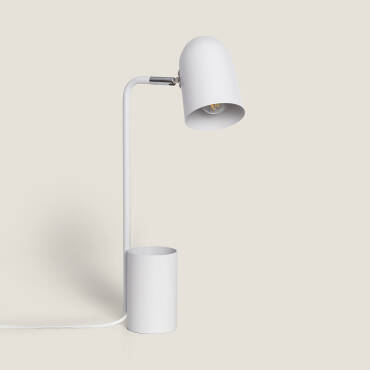 Schreibtischlampe Flexo aus Metall mit Bleistifthalter Waal