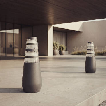 Foto des Produkts: LED-Bodenleuchte Außen 8W Aufbau Fuß 38cm Double-Dareh