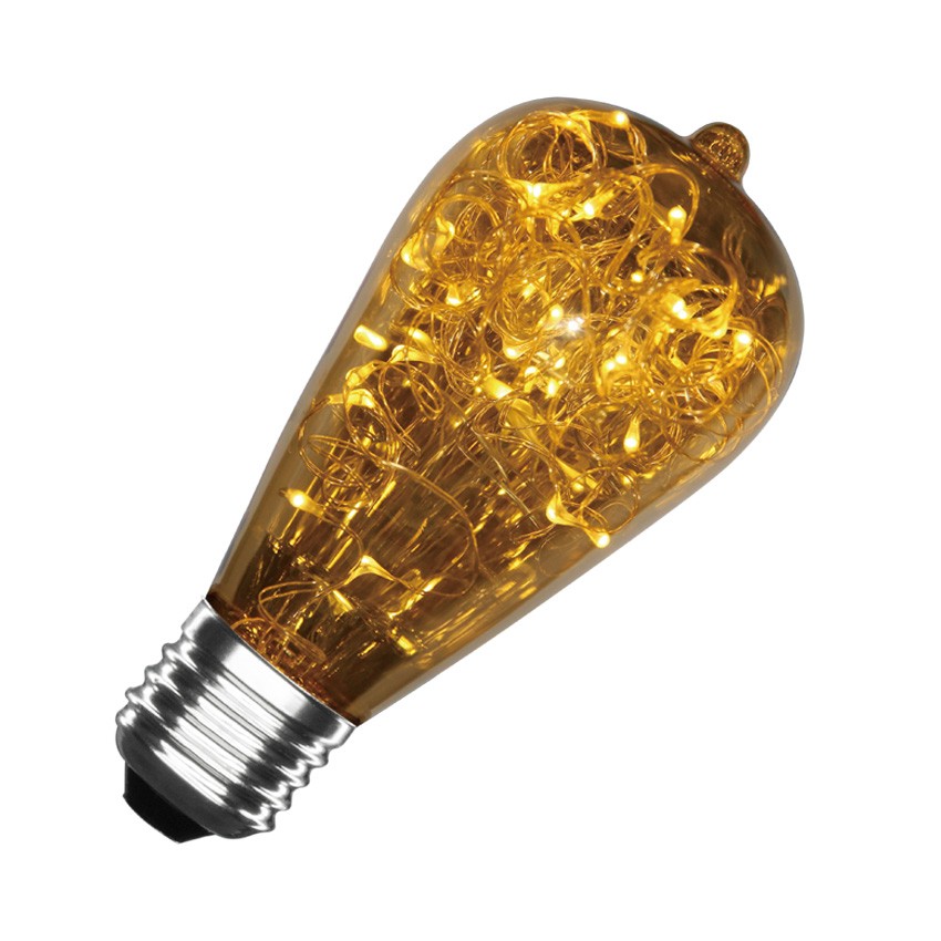 LED Lampe E27 Filament Lichter Lemon ST58 1W Ledkia