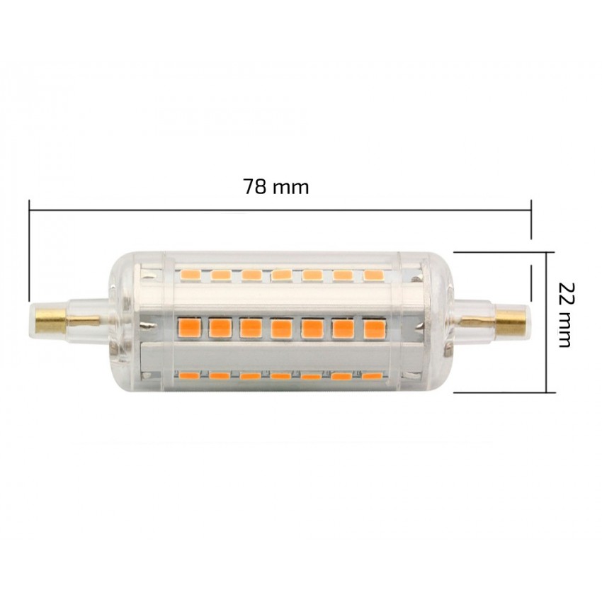 led lampe r7s 5w 78mm slim