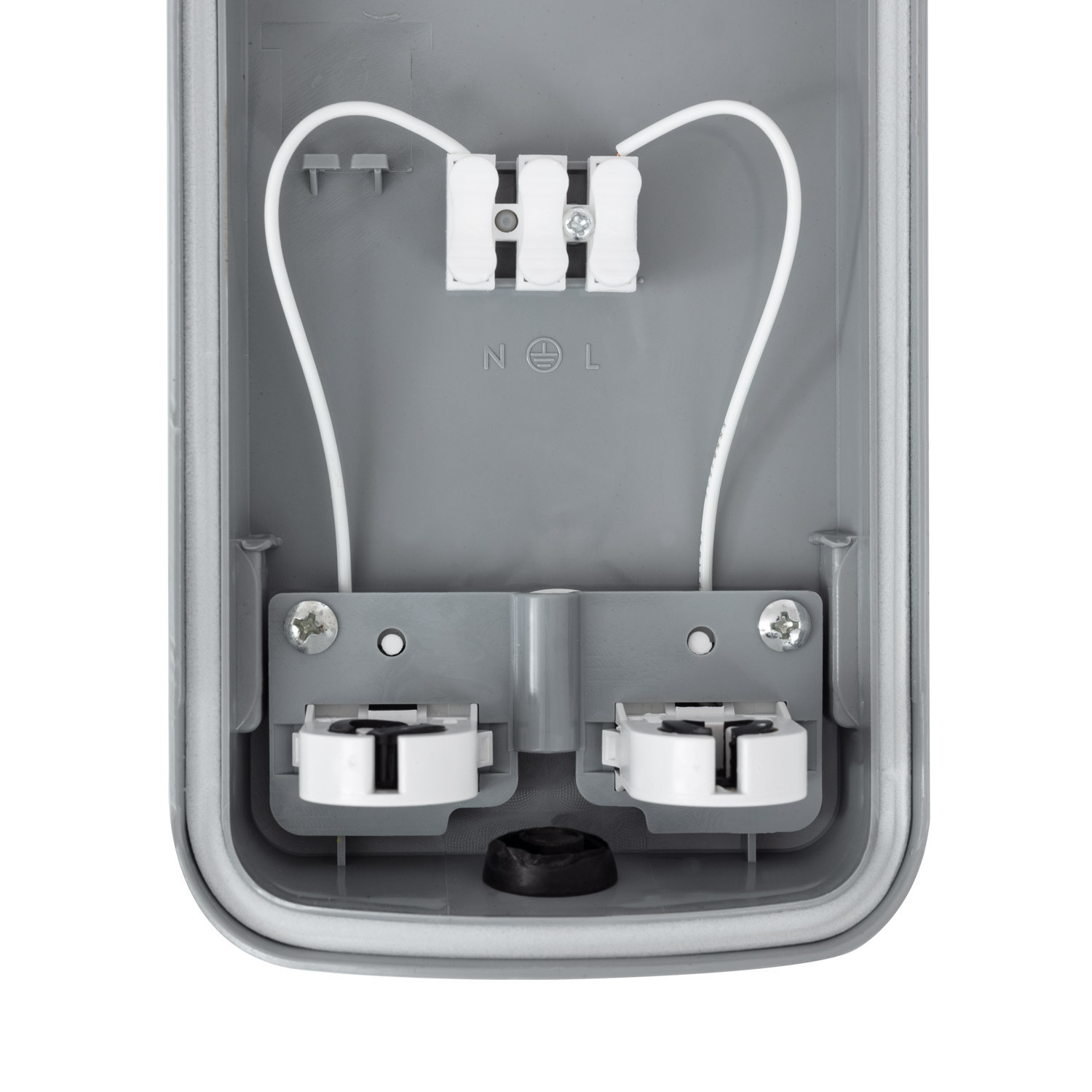 Set Wannenleuchte Slim mit 2 LED- Röhren 600mm einseitige ...