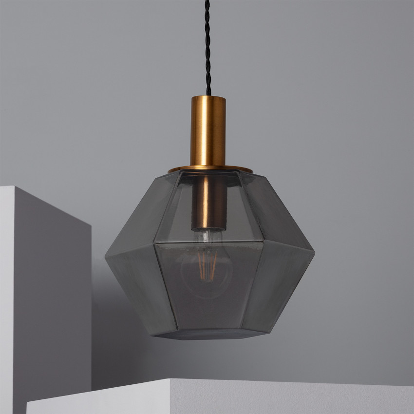 Pendelleuchte Glas Diamound