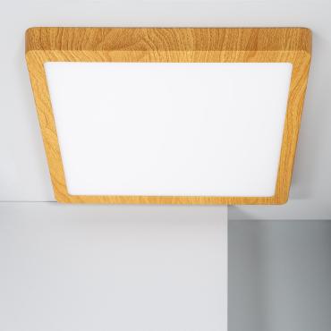 Foto des Produkts: LED-Deckenleuchte 24W Eckig Aluminium 280x280 mm Slim CCT Wählbar Galán SwitchDimm