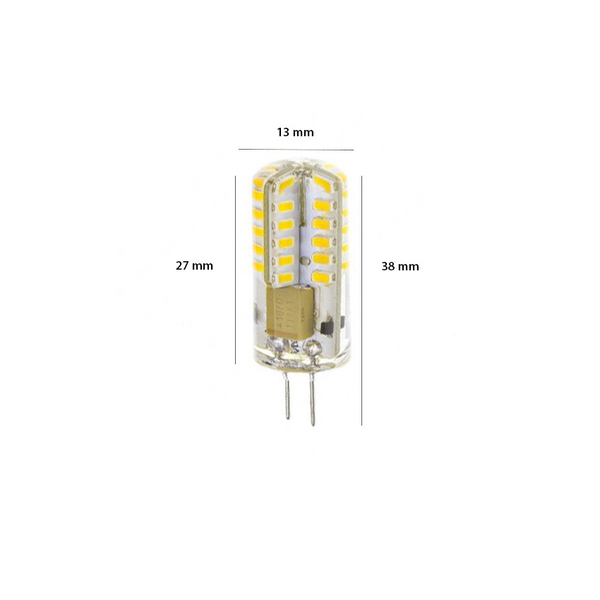 Ampoule LED G4 3W (220V) Blanc Chaud 2700K-3200K