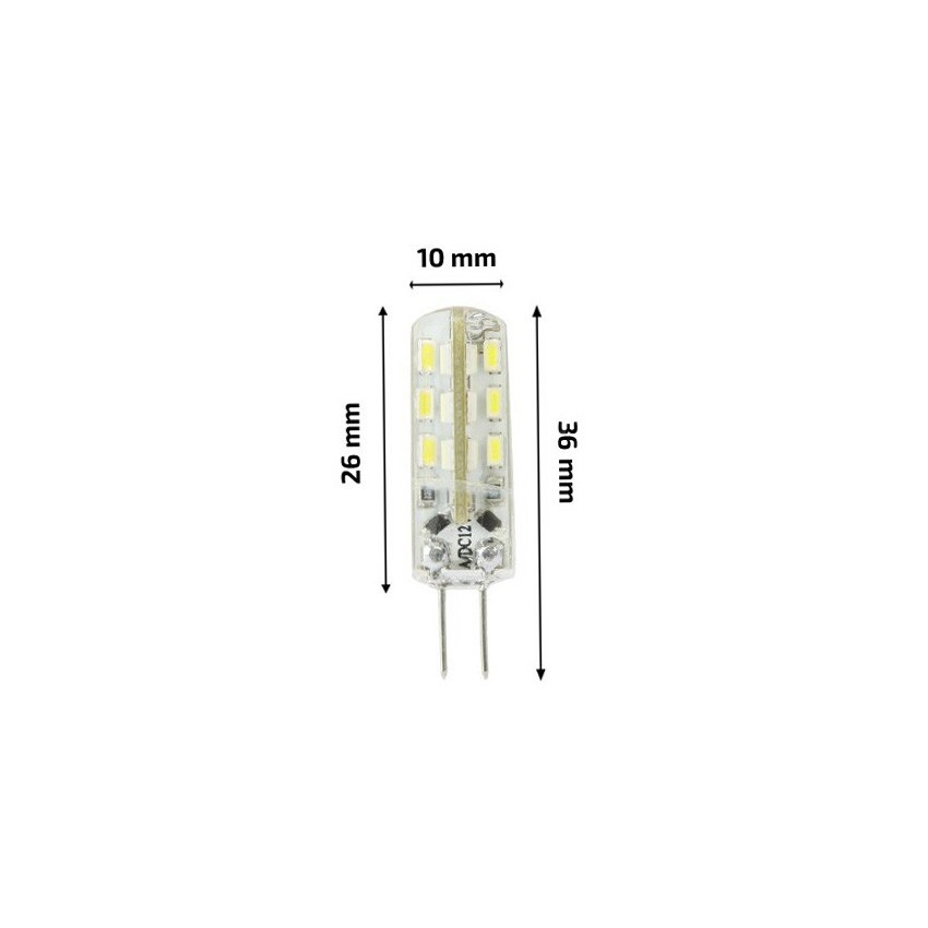 Ampoule LED G4 1.5W (220V) Blanc Chaud 2700K-3200K