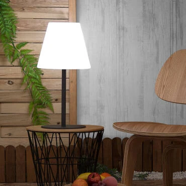 Photographie du produit : Lampe à Poser LED Extérieure Solaire Métal Larso 