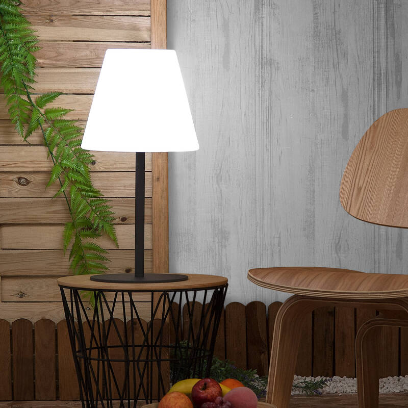Lampe à Poser LED Extérieure Solaire Métal Larso 