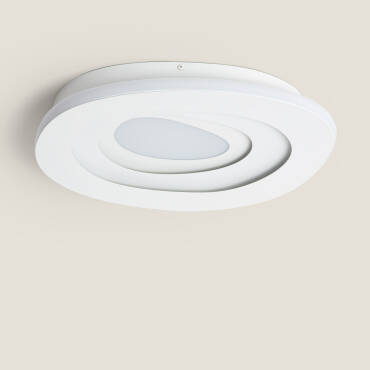Photographie du produit : Plafonnier LED 28W Métal CCT Sélectionnable Zarek