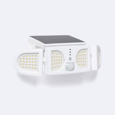 Photographie du produit : Projecteur solaire LED IP 5W avec détecteur de mouvement PIR et détecteur crépusculaire 