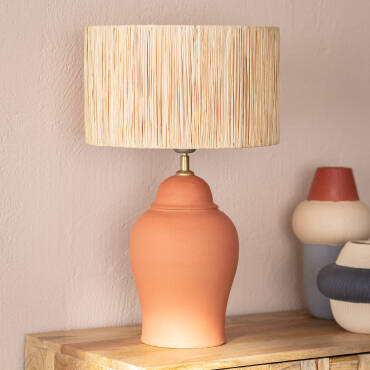 Lampe à Poser Terracota Ilana ILUZZIA