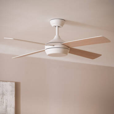 Photographie du produit : Ventilateur de plafond Silencieux Blanc Navy 132cm Moteur DC