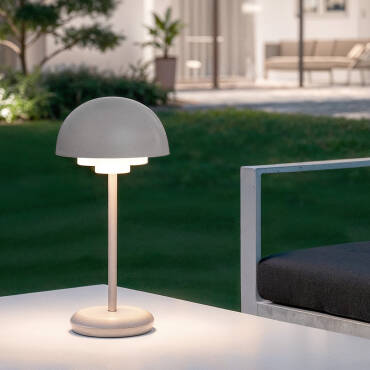 Lampe à Poser LED Portable Extérieure avec Batterie USB Rechargeable Métal Galdan