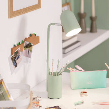 Photographie du produit : Lampe de Bureau Flex Métal Waal avec Porte-Crayons 